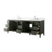 84" Freestanding Bathroom Vanity with Sink and Engineered Marble Top - HomeBeyond