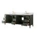 84" Freestanding Bathroom Vanity with Sink and Engineered Marble Top - HomeBeyond