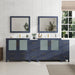 96" Double Sink Modern Bathroom Vanity Set with Ceramic Top & Free Mirrors – Large Storage Cabinet with 10 Drawers VA3036-96 - HomeBeyond