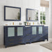 96" Double Sink Modern Bathroom Vanity Set with Ceramic Top & Free Mirrors – Large Storage Cabinet with 10 Drawers VA3036-96 - HomeBeyond