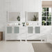 96" Double Sink Modern Bathroom Vanity Set with Ceramic Top & Free Mirrors – Large Storage Cabinet with 10 Drawers VA3036-96 - HomeBeyond