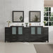 96" Double Sink Modern Bathroom Vanity Set with White Ceramic Top & Free Mirrors – Large Storage Cabinet with 13 Drawers VA3030-96 - HomeBeyond