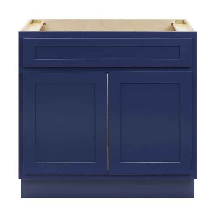 33" Bathroom Vanity Cabinet Without Sink - Two Drawer, Multiple Colors | HomeBeyond