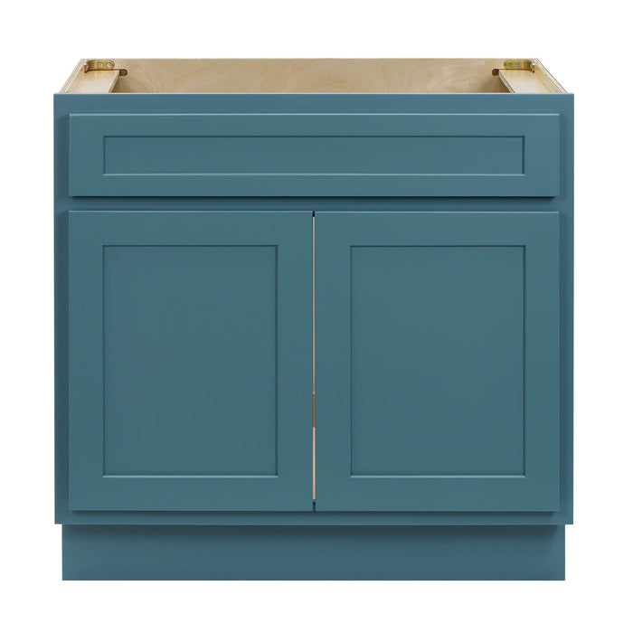 33" Bathroom Vanity Cabinet Without Sink - Two Drawer, Multiple Colors | HomeBeyond