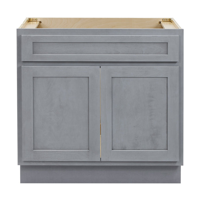 33" Bathroom Vanity Cabinet Without Sink - Two Drawer, Multiple Colors | HomeBeyond
