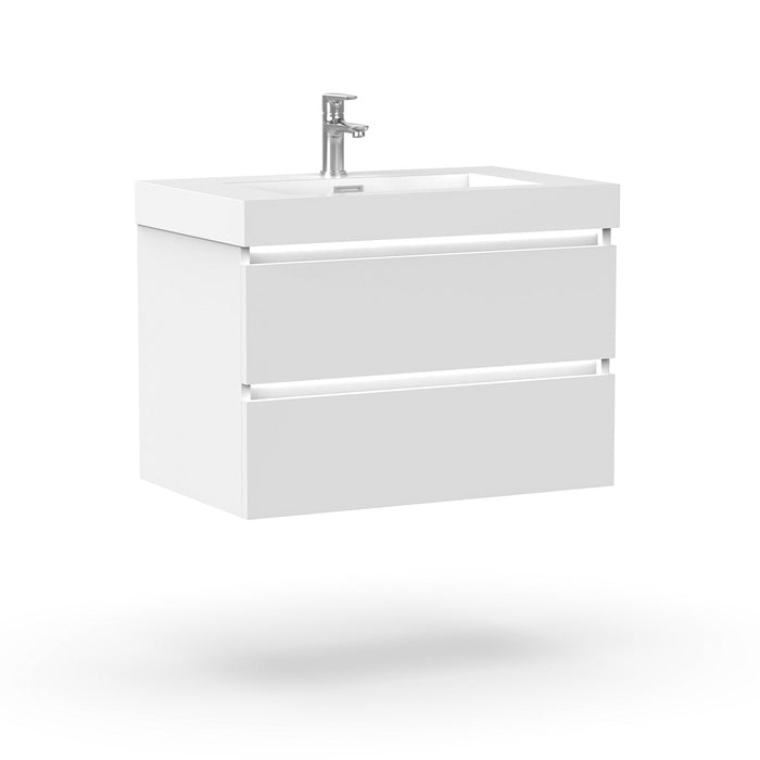 Annecy 24" Single Sink Wall-Mounted Bathroom Vanity Set - HomeBeyond