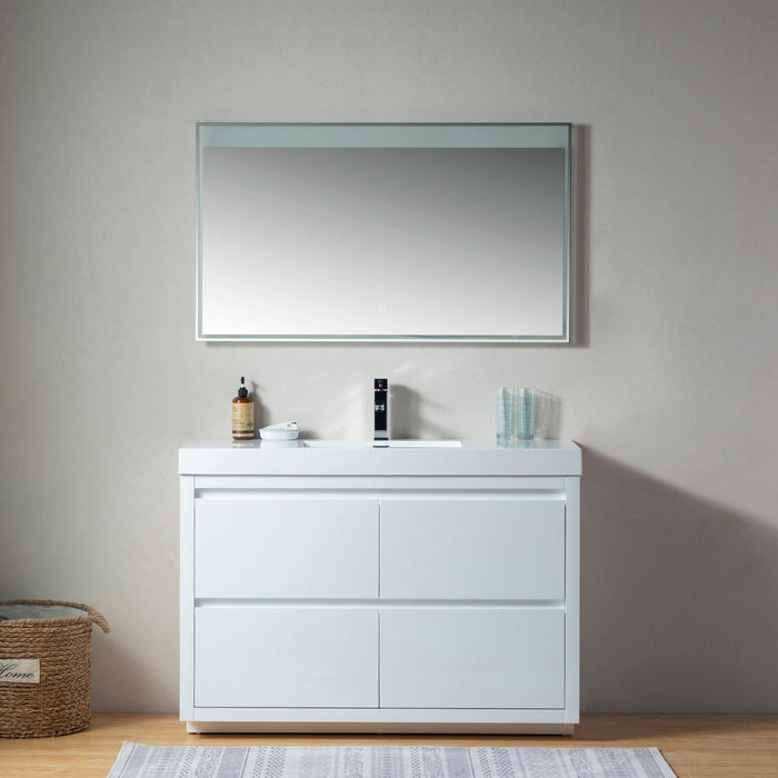 Annecy 48" Single Sink Floor-Standing Wall Mounted Bathroom Vanity Set - HomeBeyond