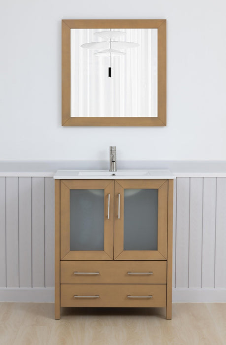 Brescia 30" Single Sink Bathroom Vanity Set and Mirror - HomeBeyond