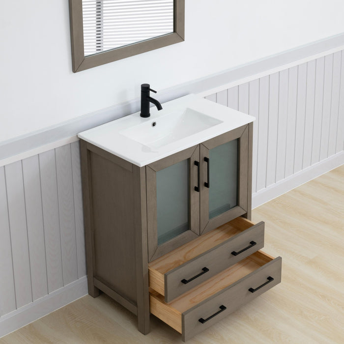 Brescia 30" Single Sink Bathroom Vanity Set and Mirror - HomeBeyond