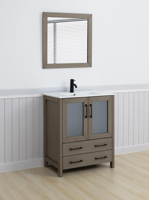 Brescia 30" Single Sink Bathroom Vanity Set and Mirror - HomeBeyond
