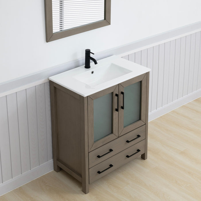 Brescia 30" Single Sink Bathroom Vanity Set and Mirror - HomeBeyond