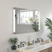 Large LED Lighted Bathroom Vanity Wall Mirror with Dual Touch Sensor and Bluetooth - HomeBeyond