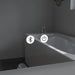 Large LED Lighted Bathroom Vanity Wall Mirror with Dual Touch Sensor and Bluetooth - HomeBeyond