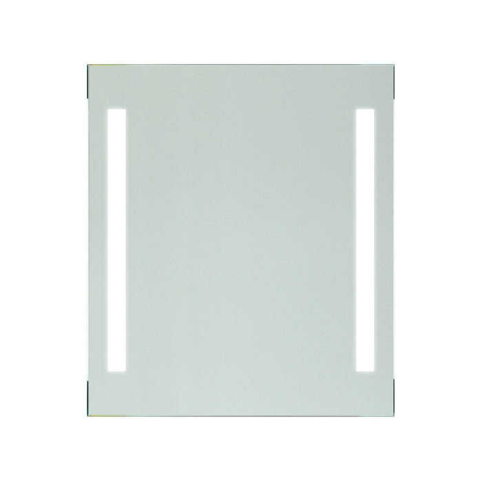 Large LED Lighted Bathroom Vanity Wall Mirror with Rock Switch - HomeBeyond