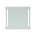 Large LED Lighted Bathroom Vanity Wall Mirror with Rock Switch - HomeBeyond