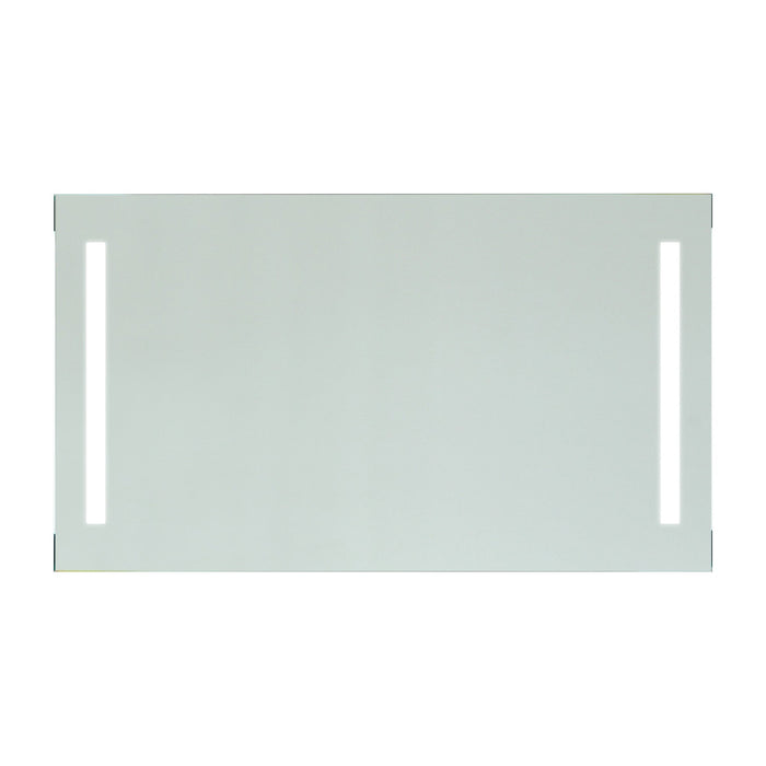 Large LED Lighted Bathroom Vanity Wall Mirror with Rock Switch - HomeBeyond