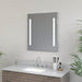 Large LED Lighted Bathroom Vanity Wall Mirror with Rock Switch - HomeBeyond