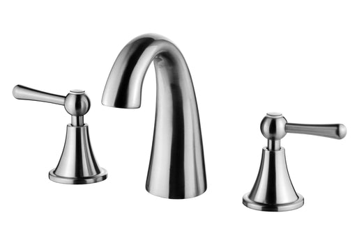 Modern 8" Widespread 3 Hole Two Handle Bathroom Sink Faucet Deck Mount VA11585 - HomeBeyond
