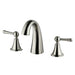 Modern 8" Widespread 3 Hole Two Handle Bathroom Sink Faucet Deck Mount VA11585 - HomeBeyond