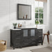 Ravenna 54" Single Sink Bathroom Vanity Combo Set, 8 Drawers 1 Shelf 3 Cabinets Engineered Marble Top with Mirror - HomeBeyond