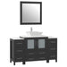 Ravenna 54" Single Sink Bathroom Vanity Combo Set, 8 Drawers 1 Shelf 3 Cabinets Engineered Marble Top with Mirror - HomeBeyond