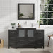 Ravenna 54" Single Sink Bathroom Vanity Combo Set, 8 Drawers 1 Shelf 3 Cabinets Engineered Marble Top with Mirror - HomeBeyond