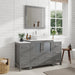 Ravenna 54" Single Sink Bathroom Vanity Combo Set, 8 Drawers 1 Shelf 3 Cabinets Engineered Marble Top with Mirror - HomeBeyond