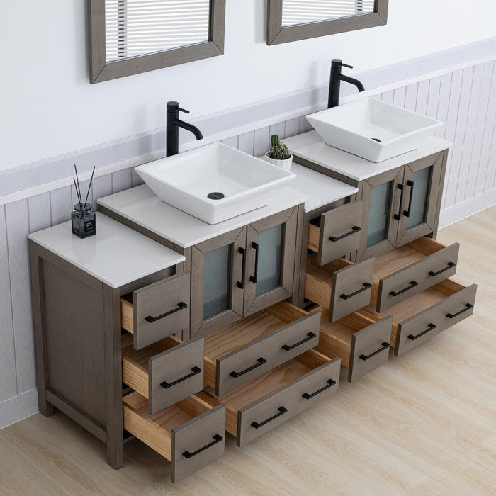 72” Double Sink Bathroom Vanity Cabinet