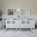 Ravenna 96" Double Sink Bathroom Vanity Combo Set - HomeBeyond