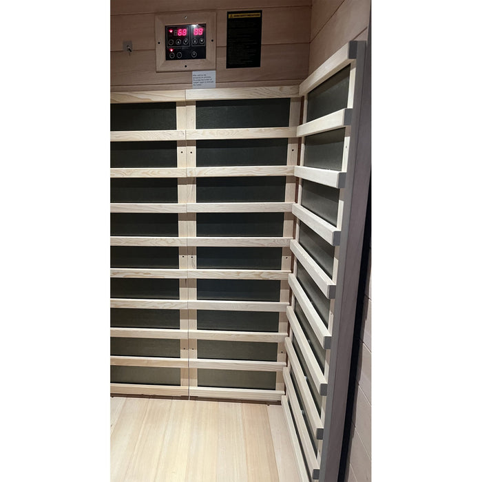 Single Person or Two Person EXTENDABLE Indoor FAR Infrared Heating Sauna Bluetooth Compatible - HomeBeyond