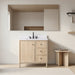 Vanity Art 36" Freestanding Bathroom Vanity with Integrated Finger Pull Doors and Engineered Stone Top - HomeBeyond