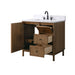 Vanity Art 36" Single Sink Freestanding Bathroom Vanity with Engineered Stone Top - HomeBeyond