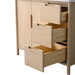 Vanity Art 42" Freestanding Bathroom Vanity with Integrated Finger Pull Doors and Engineered Stone Top - HomeBeyond