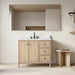 Vanity Art 42" Single Sink Freestanding Bathroom Vanity with Engineered Stone Top - HomeBeyond