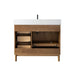 Vanity Art 42" Single Sink Freestanding Bathroom Vanity with Engineered Stone Top - HomeBeyond