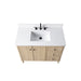 Vanity Art 42" Single Sink Freestanding Bathroom Vanity with Engineered Stone Top - HomeBeyond