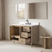 Vanity Art 42" Single Sink Freestanding Bathroom Vanity with Engineered Stone Top - HomeBeyond