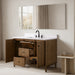 Vanity Art 48" Single Sink Freestanding Bathroom Vanity with Engineered Stone Top - HomeBeyond