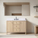 Vanity Art 48" Single Sink Freestanding Bathroom Vanity with Engineered Stone Top - HomeBeyond