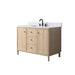 Vanity Art 48" Single Sink Freestanding Bathroom Vanity with Engineered Stone Top - HomeBeyond