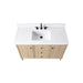 Vanity Art 48" Single Sink Freestanding Bathroom Vanity with Engineered Stone Top - HomeBeyond