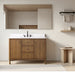 Vanity Art 48" Single Sink Freestanding Bathroom Vanity with Engineered Stone Top - HomeBeyond