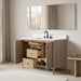 Vanity Art 48" Single Sink Freestanding Bathroom Vanity with Engineered Stone Top - HomeBeyond