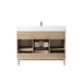 Vanity Art 48" Single Sink Freestanding Bathroom Vanity with Engineered Stone Top - HomeBeyond