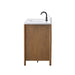 Vanity Art 60" Freestanding Bathroom Vanity with Integrated Finger Pull Doors and Engineered Stone Top - HomeBeyond