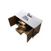Vanity Art 60" Single Sink Freestanding Bathroom Vanity with Engineered Stone Top - HomeBeyond