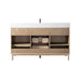 Vanity Art 60" Single Sink Freestanding Bathroom Vanity with Engineered Stone Top - HomeBeyond