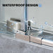 Vanity Art 60 x 76 Inches Frameless Single Sliding Glass Barn Shower Door Chrome - VASSD6076CH - HomeBeyond