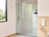 Vanity Art 60 x 76 Inches Frameless Single Sliding Glass Barn Shower Door Chrome - VASSD6076CH - HomeBeyond
