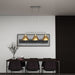 Vanity Art Modern 3-Lights Kitchen Island Pendant Lighting in Satin Nickel with Painted Gold Metal Shade Farmhouse Hanging Lamp Linear Ceiling Light Fixture IL221-3SN-GL - HomeBeyond